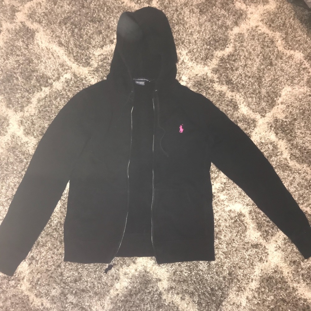 Black Ralph Lauren zip up